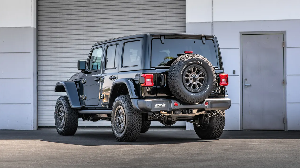 2021 Jeep Wrangler Rubicon 392 with Borla Cat-Back Exhaust System