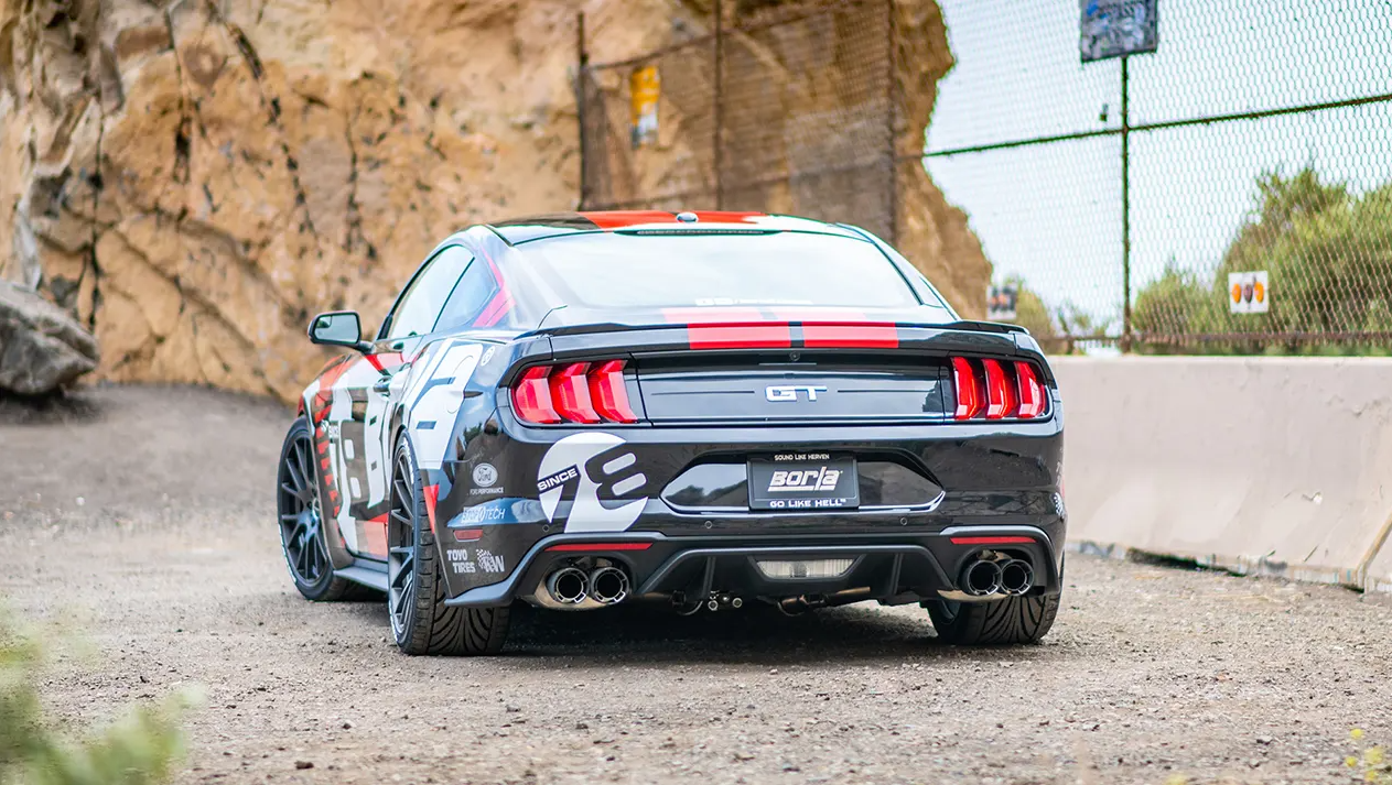 Ford-Mustang-with-Borla-Cat-Back-Exhaust