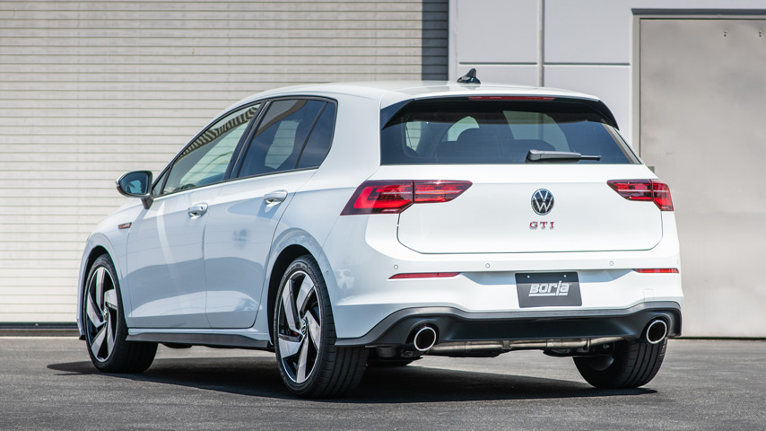 2022 Volkswagen GTI with Borla S-Type Cat-Back Exhaust System