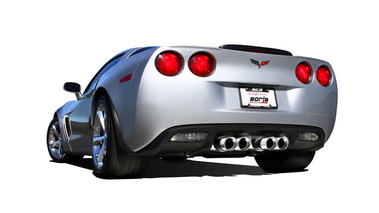コルベットC6用 Borlaマフラー 2009-2013 Chevrolet Corvette Axle-Back Exhaust System S-Type II
