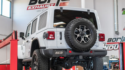 BORLA® Axle-Back Exhaust Systems: Jeep Wrangler JL / JLU Off-Road