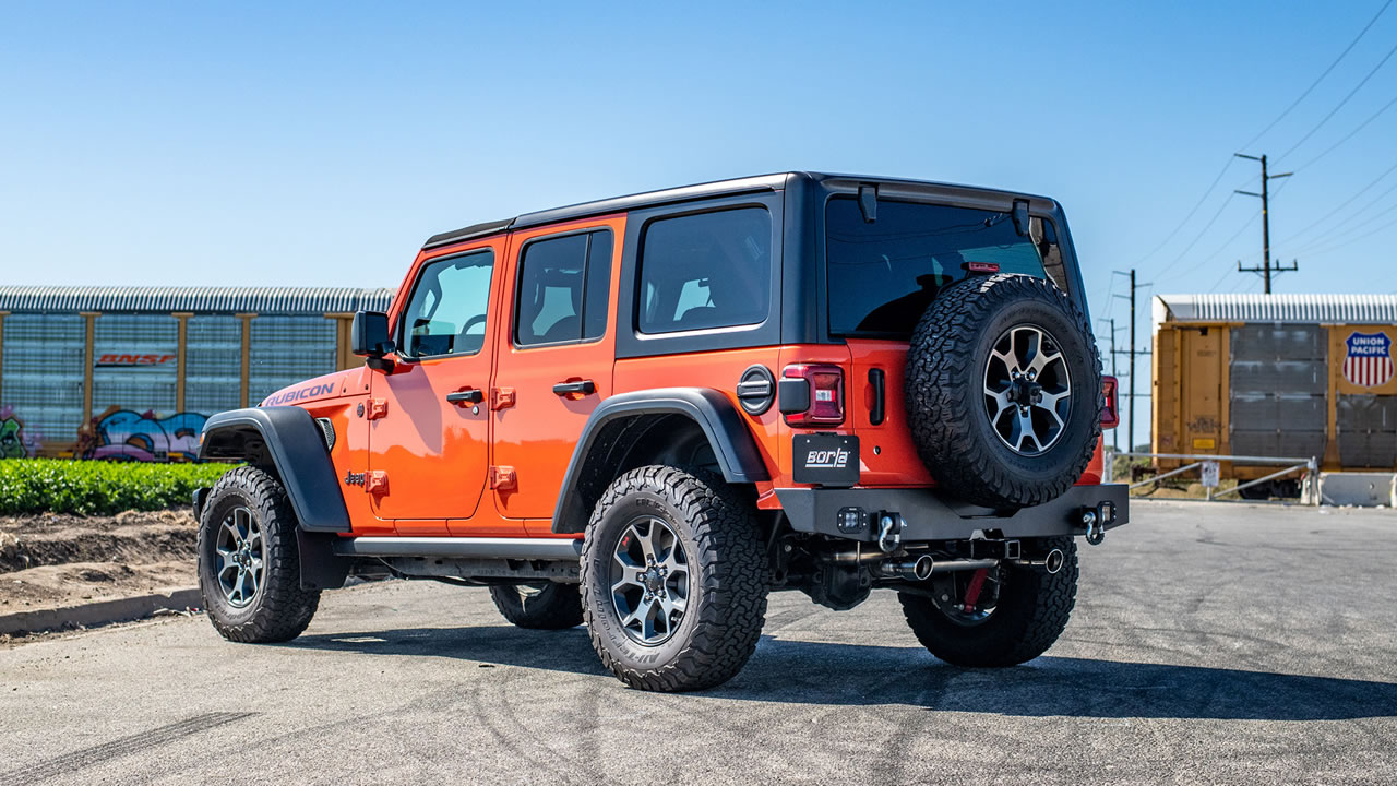 2018-2026 Jeep Wrangler Axle-Back Exhaust System S-Type Part