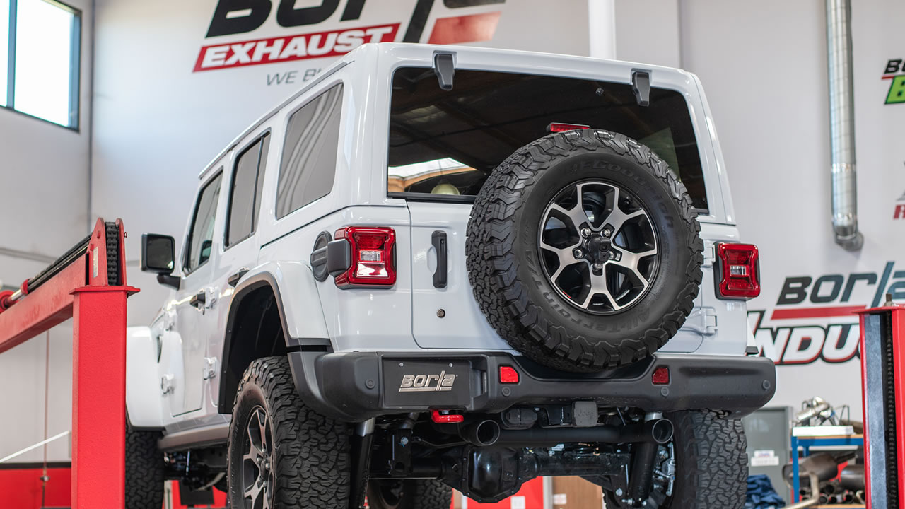 2018-2025 Jeep Wrangler Axle-Back Exhaust System S-Type Part
