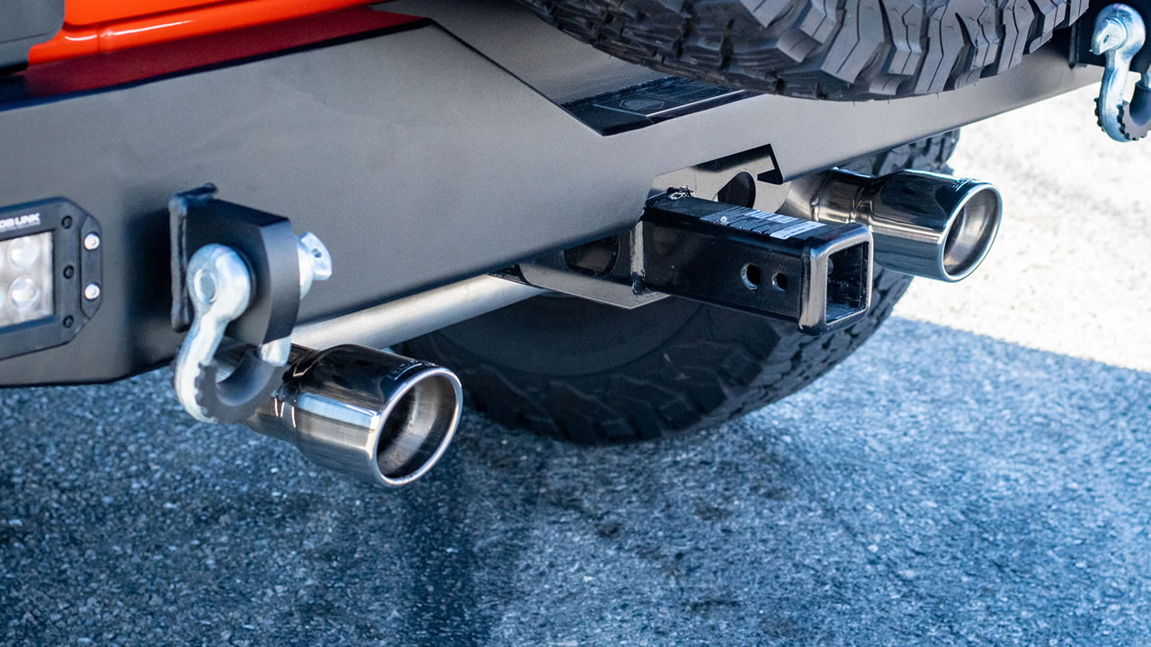 2018-2026 Jeep Wrangler Axle-Back Exhaust System ATAK Part # 11964