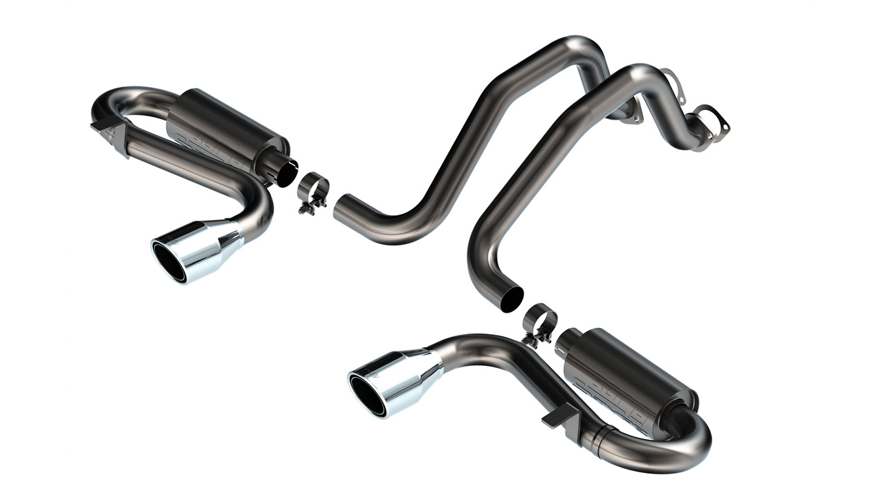 1997-2004 Chevrolet Corvette Base Cat-Back Exhaust System S-Type