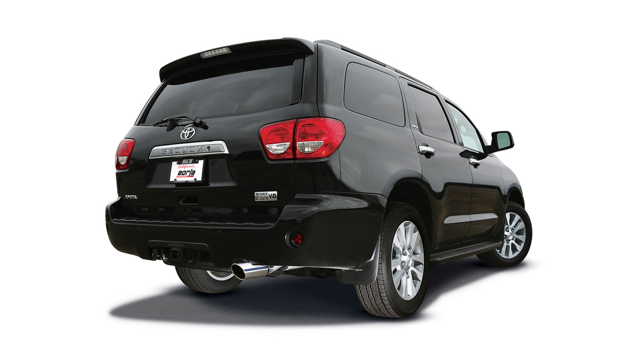 米国トヨタ　セコイア　BORLA マフラー　USトヨタ　ボーラマフラ 2008-2022 Toyota Sequoia Cat-Back Exhaust System Touring Part # 140277