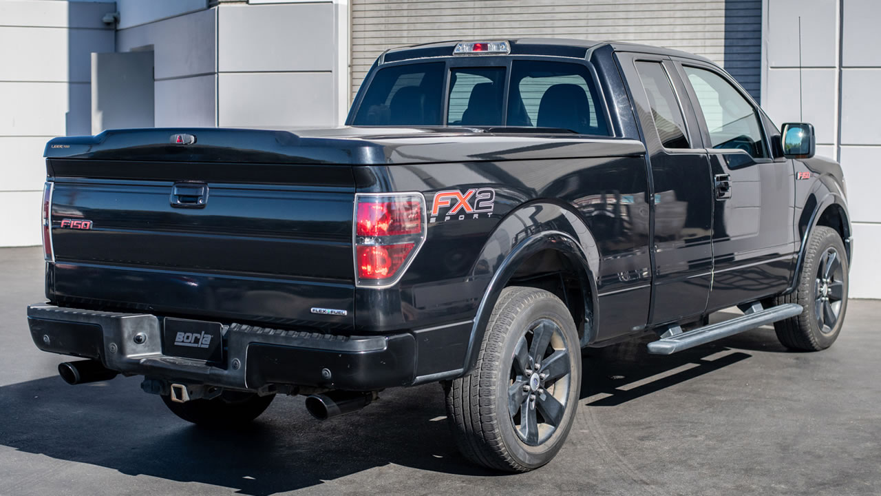 Borla exhaust installed on Ford F-150