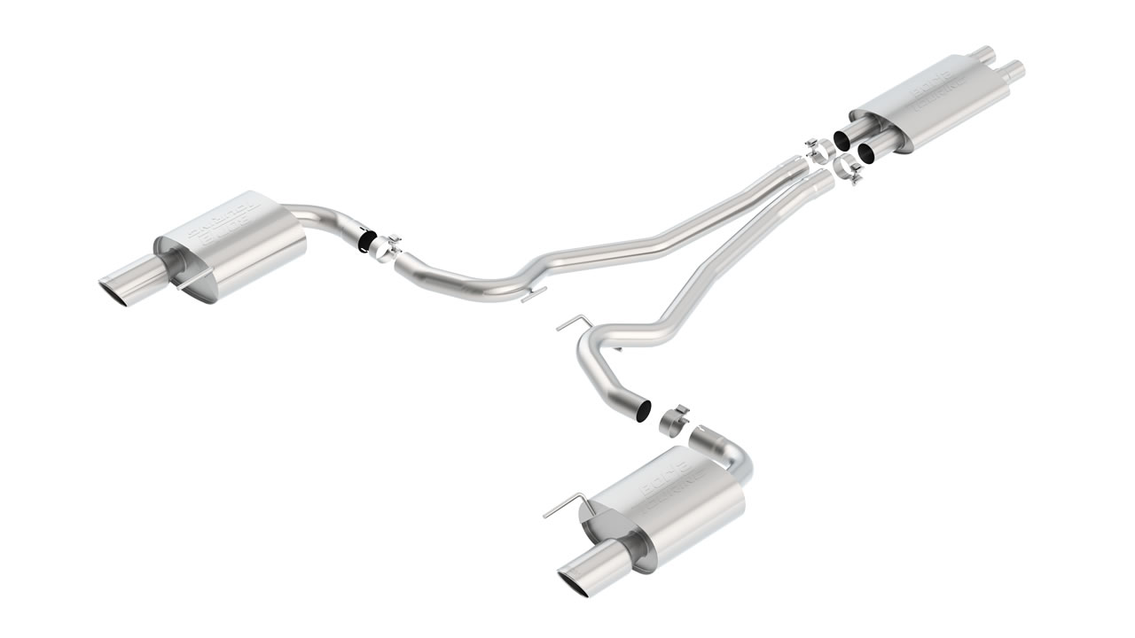 Borla 11752-BORLA Axle-Back Exhaust Touring