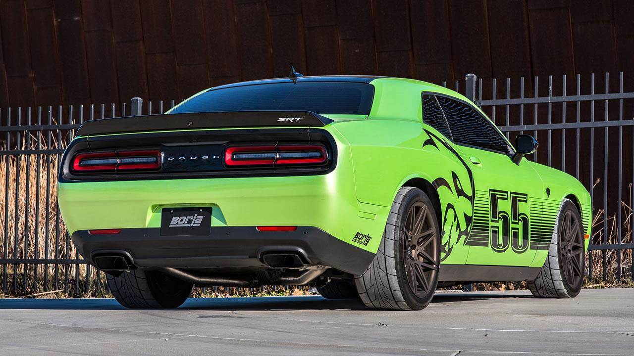 (´・ω・｀) 2015-2023 Dodge Challenger SRT Hellcat Cat-Back Exhaust System