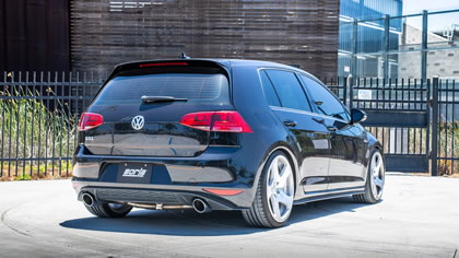 Performance sport exhaust for VW GOLF VII GTI 2.0 TSI GPF Ø76, VW GOLF VII  GTI 2.0 TSI (245 Hp - models with GPF) 2019 -> (Ø76mm), Volkswagen, exhaust  systems