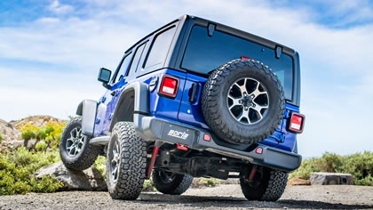 BORLA® Axle-Back Exhaust Systems: Jeep Wrangler JL / JLU Off-Road