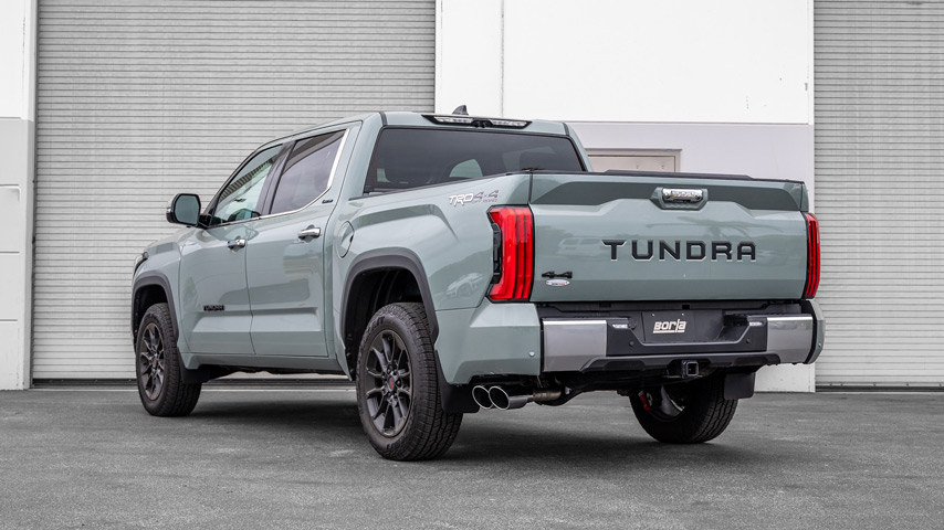 2023 Toyota Tundra with Borla S-Type Cat-Back Exhaust