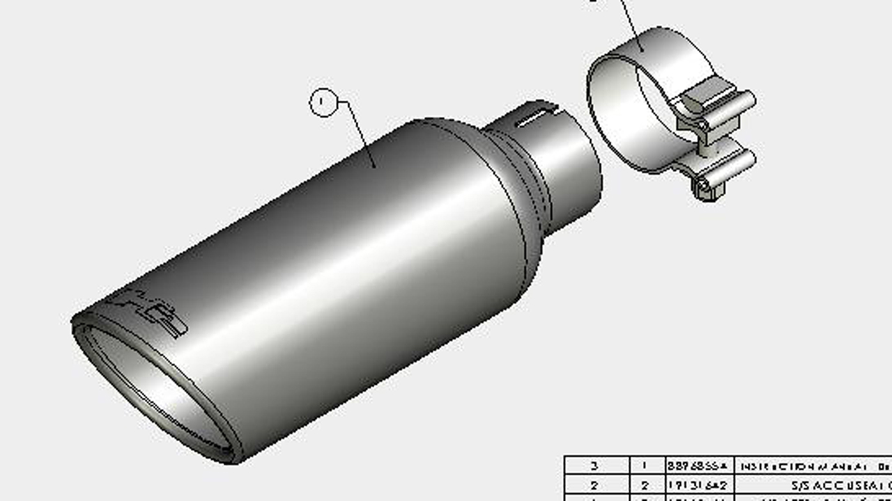 Borla ® Part # 17800774 Main Product Image