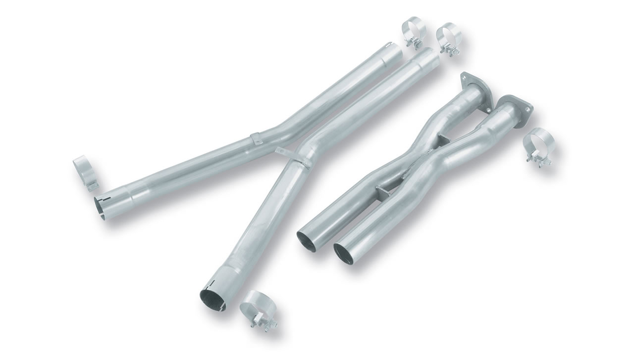 Chevy C6 Corvette X-Pipe with High-Flow Cats 2 1/2