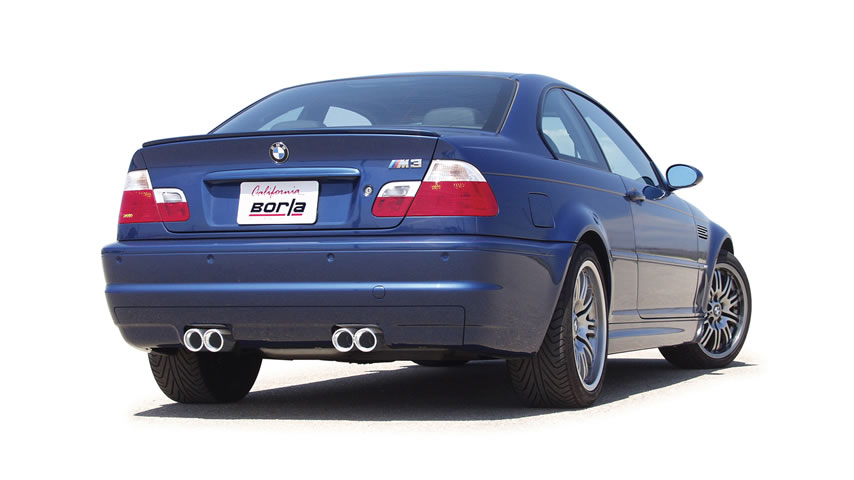 E46 BMW M3 with a Borla Cat-Back Exhaust System