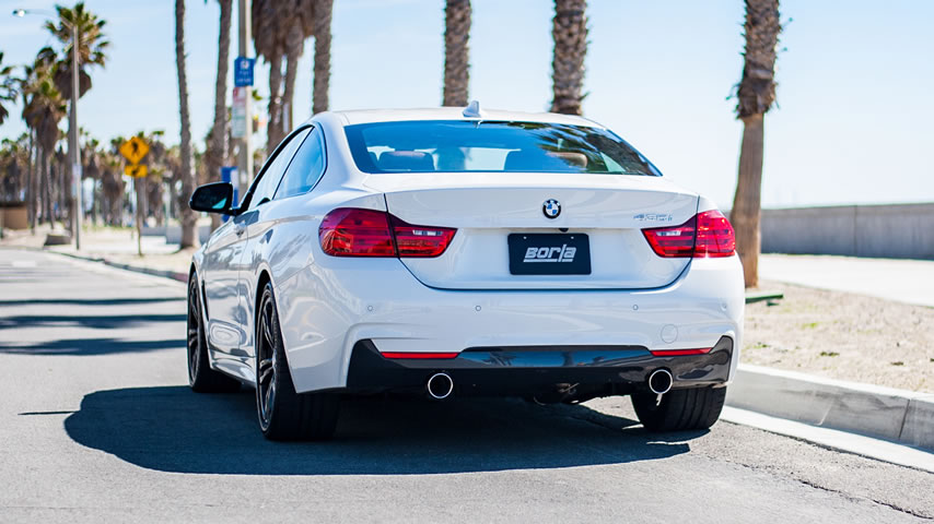 F32 BMW 435i with a Borla Cat-Back Exhaust System