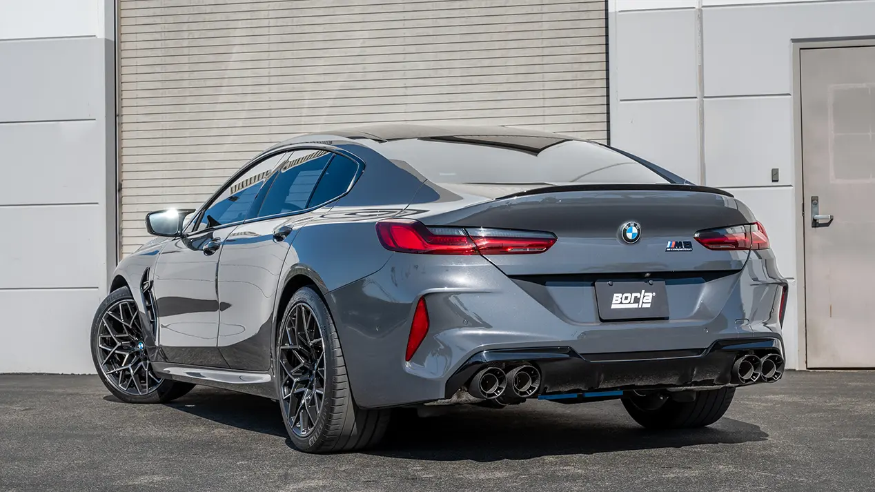 2020-2024 BMW M8 Gran Coupe Competition with Borla ATAK Cat-Back Exhaust System