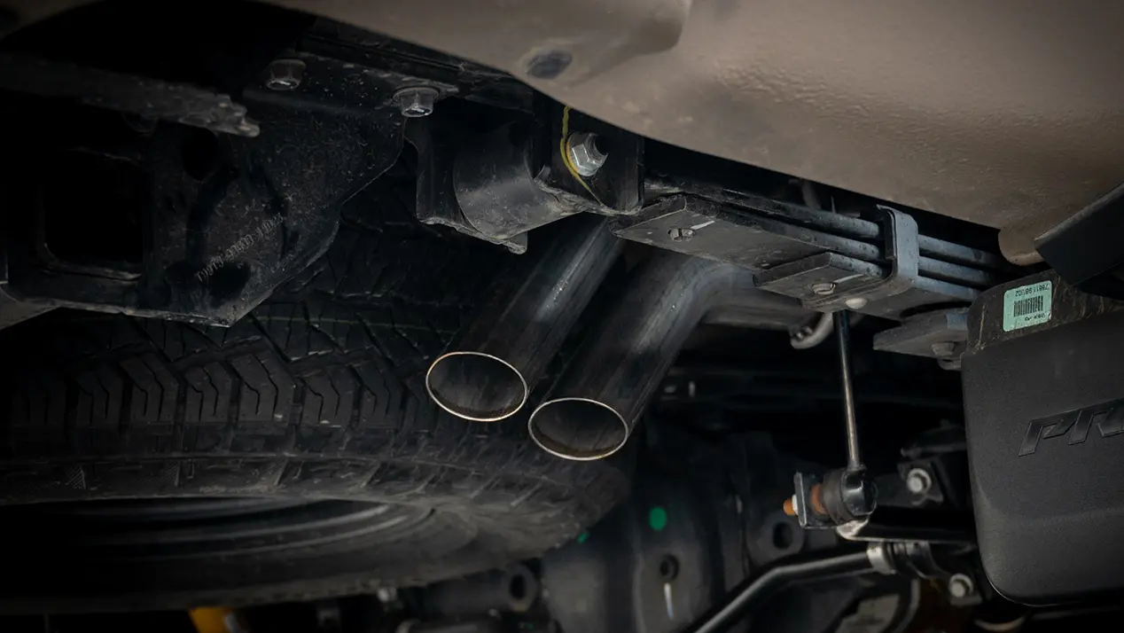 2025 Nissan Frontier with Borla S-Type Cat-Back Exhaust and Climber High Clearance Tailpipes