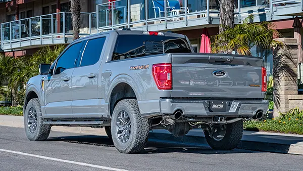 2022 Ford F-150 Tremor with Borla S-Type Mid-Section Exhaust System and Borla Tailpipes