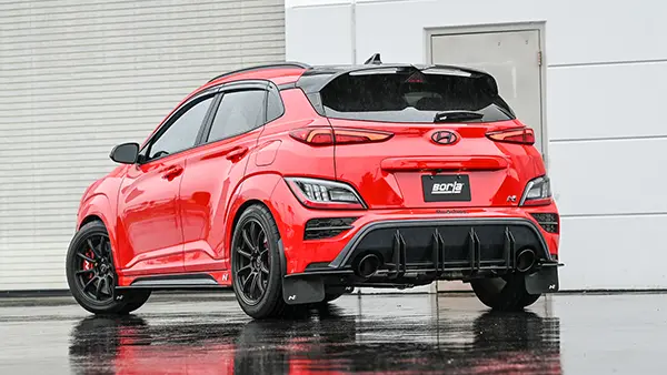 2022 Hyundai Kona N with Borla ATAK Cat-Back Exhaust System