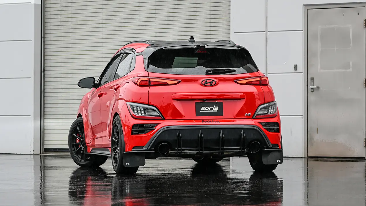 2022 Hyundai Kona N exhaust system