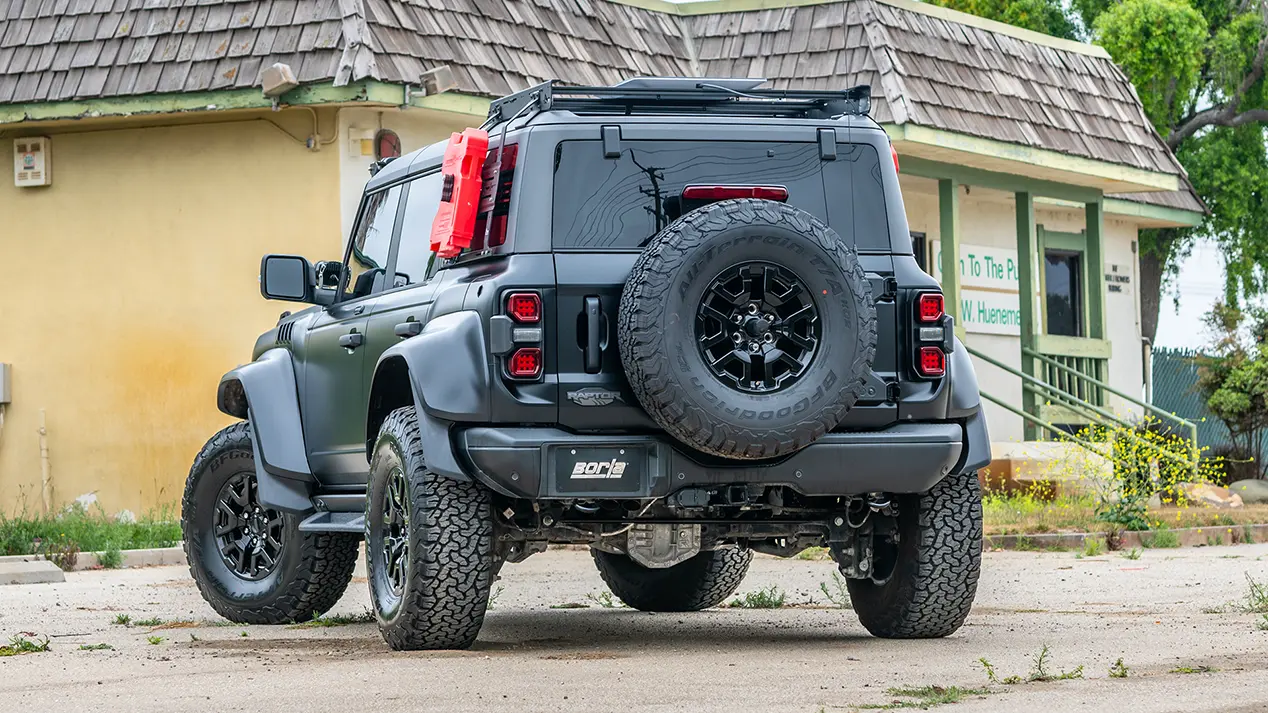 2023 Ford Bronco Raptor performance exhaust system