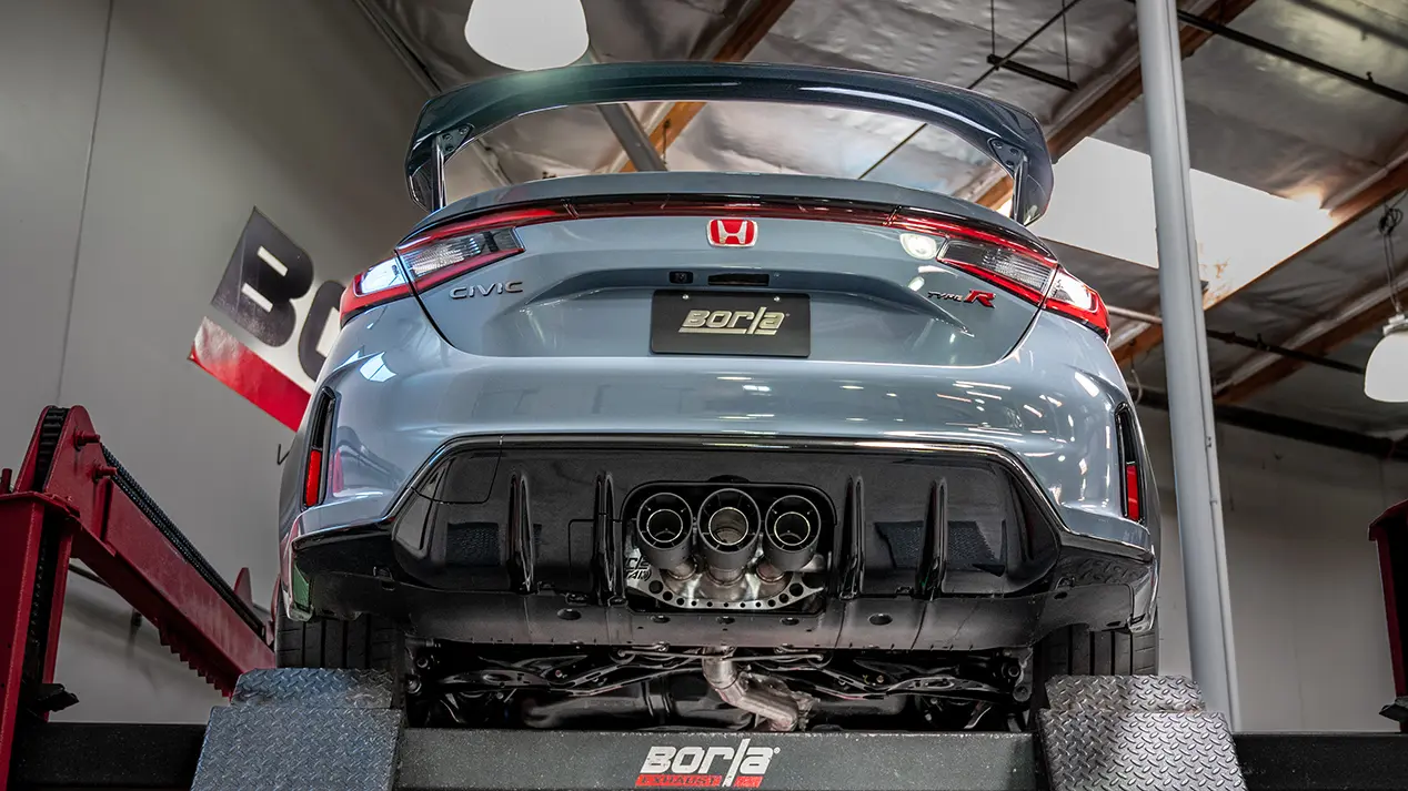 Honda civic type r exhaust deals