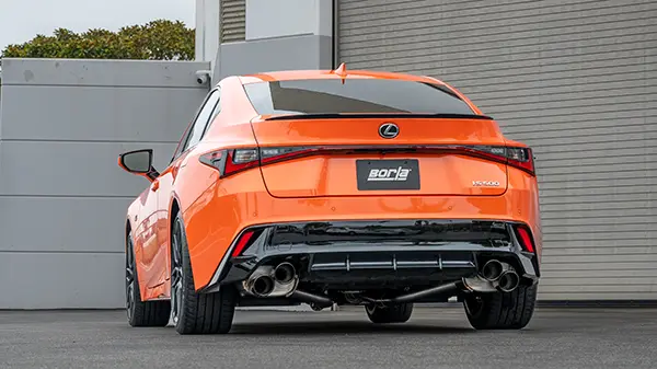 2023 Lexus IS 500 with Borla S-Type Axle-Back Exhaust System