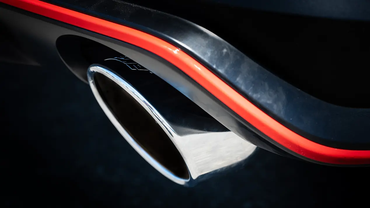 2025 Hyundai Elantra N with Borla Chrome Exhaust Tip