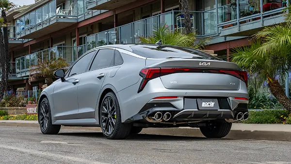 2025 Kia K5 GT with Borla S-Type Cat-Back Exhaust System and Chrome Exhaust Tips