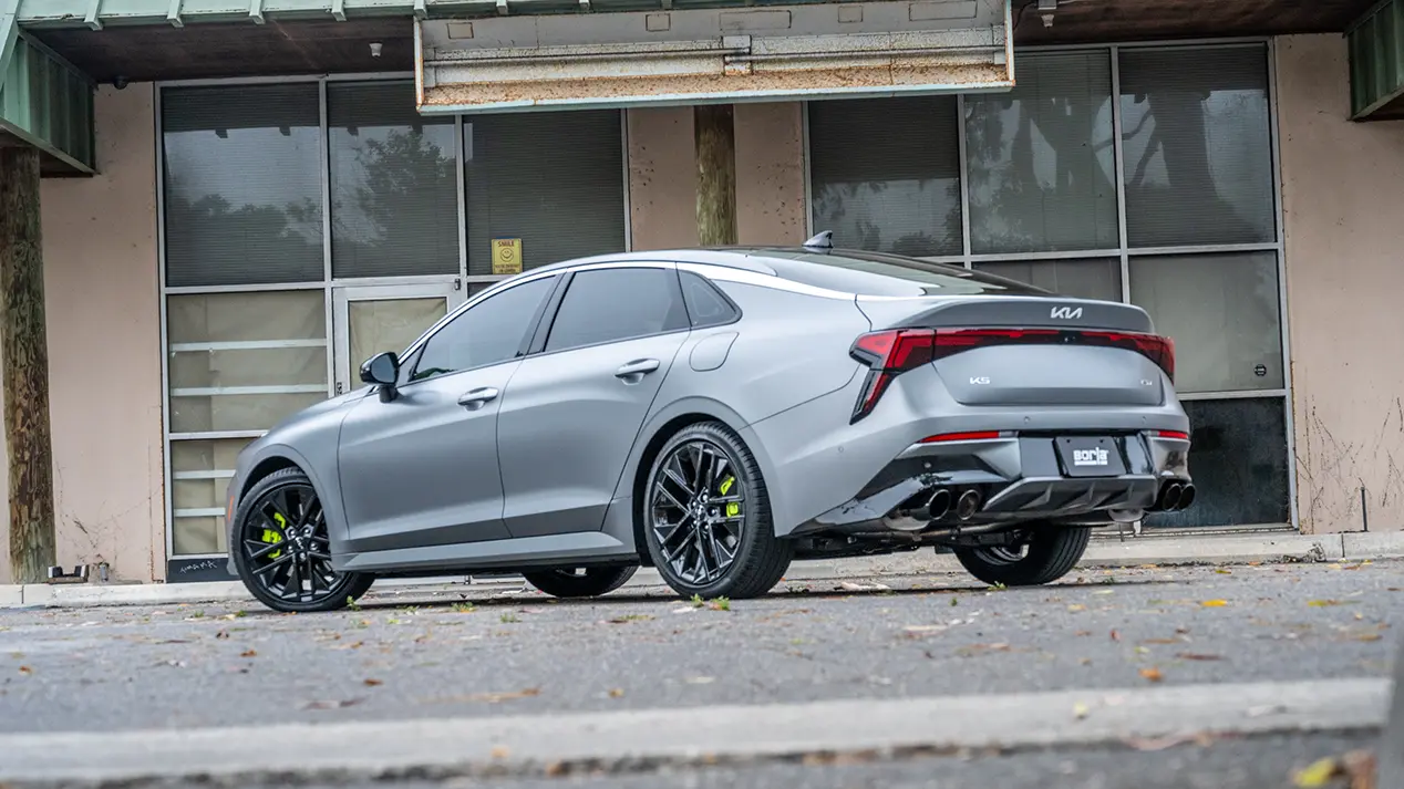 2025 Kia K5 GT with Borla S-Type Cat-Back Exhaust System and Black Chrome Exhaust Tips