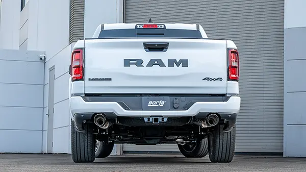 2025 RAM 1500 with Borla Cat-Back Exhaust System and Black Chrome Tip Kit