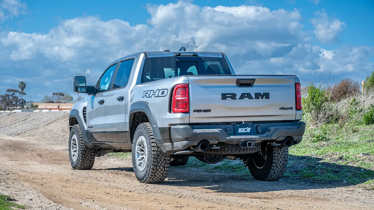 2025 RAM 1500 RHO with Borla Cat-Back Exhaust System and Brawler Tip Kit