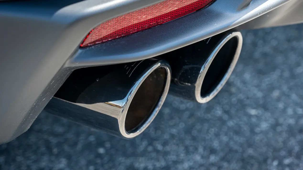 Borla Black Chrome Tips on 2025 Toyota Camry