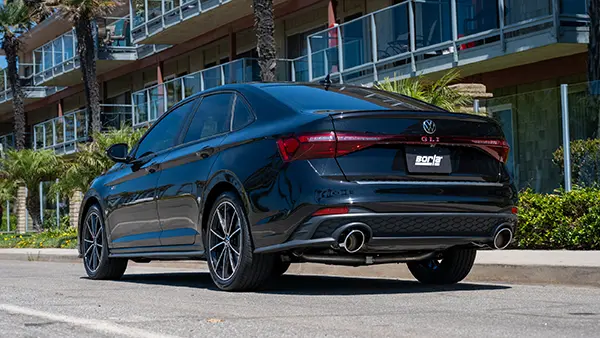 2025 Volkswagen Jetta GLI with Borla S-Type Cat-Back Exhaust System and Chrome Tips