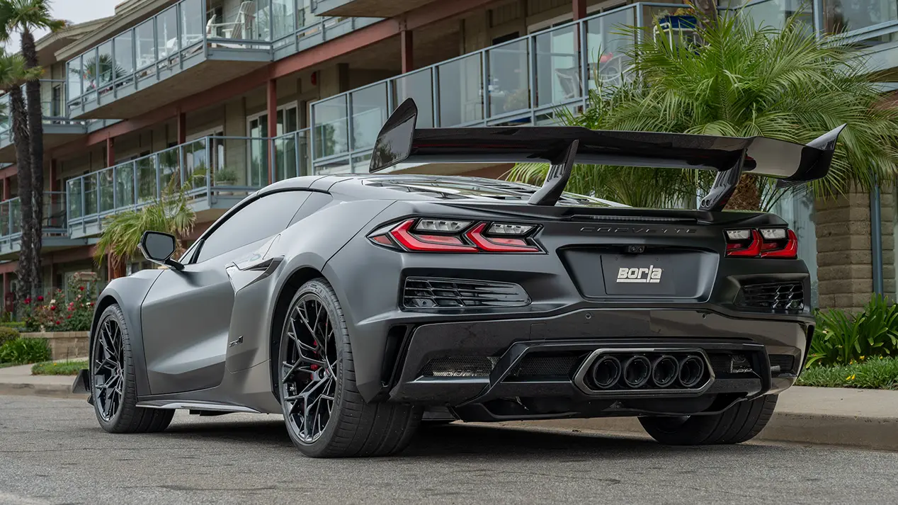 2026 Chevrolet Corvette ZR1 (C8) with Borla&reg; Cat-Back Exhaust System