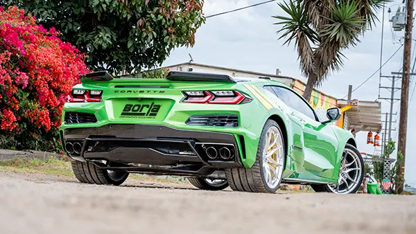 2027 Chevrolet Corvette Grand Sport with Borla ATAK Cat-Back Exhaust