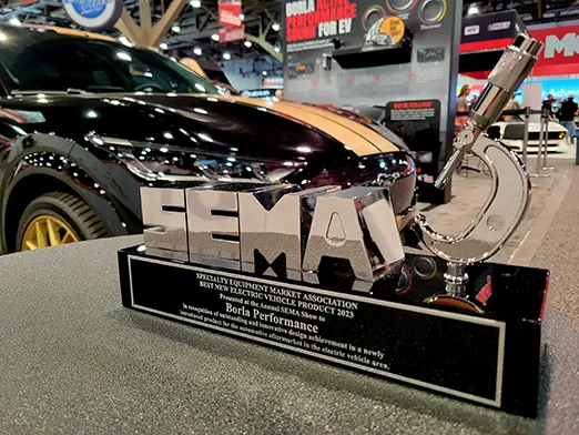 Proud winner of the SEMA award for Best New Electric Vehicle Product for 2023