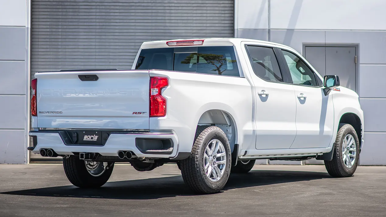 2020 Silverado 1500 with Borla Exhaust System and Black Chrome Tips