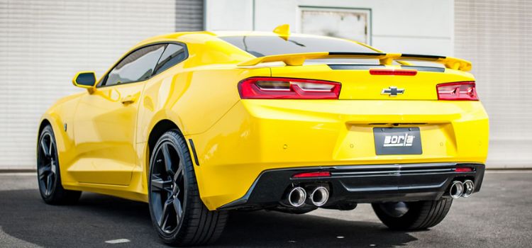 Borla 2016 Chevy Camaro V6 AT/MT S-Type Rear Section Exhaust w/o Dual Mode Valves