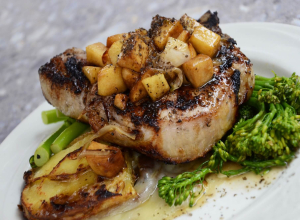 Grilled chicken with rice
