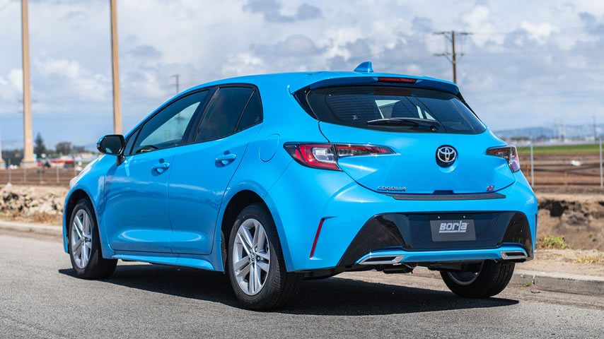 2019-2021 Toyota Corolla Hatchback with Borla Cat-Back Exhaust System