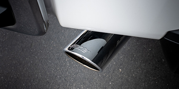 2020 Chevrolet Silverado 2500 with Borla Cat-Back Exhaust - Exhaust Tip Detail