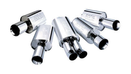 Borla® Universal Stainless Steel Mufflers, Resonators, & Parts