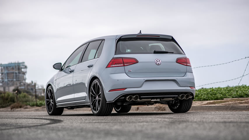 2019 Volkswagen Golf R with Borla Cat-Back Exhaust