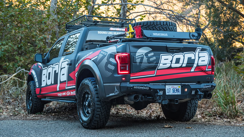 Ford F-150 Raptor Generation 2 with a Borla Cat-Back Exhaust System